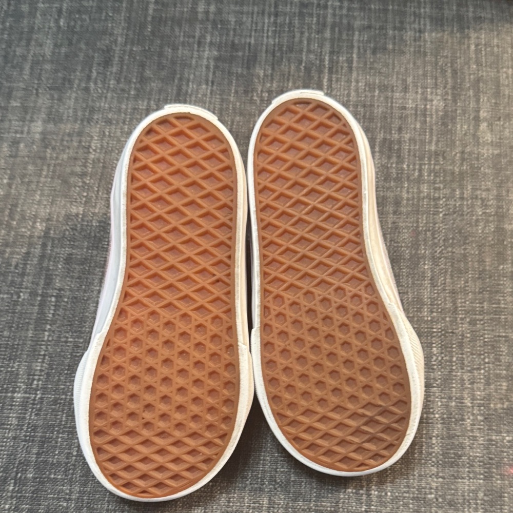 Vans Glittery Pink Kids Sneakers - Picture 2 of 6